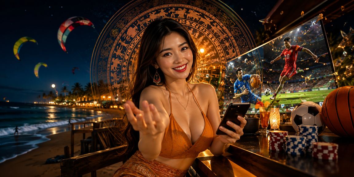 Du khách và người dân Mũi Né theo dõi kèo thể thao trên điện thoại ngoài trời